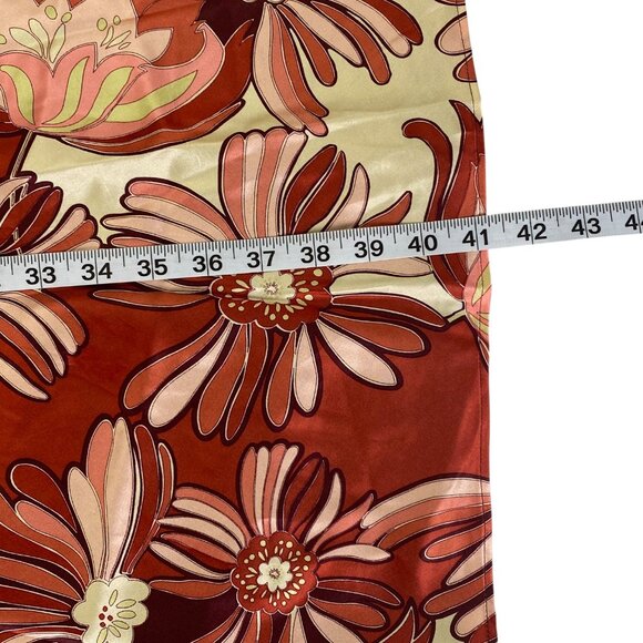 Loft Babydoll Slip Dress | 8 | Silk Blend Floral | Forest Fairy Whimsy Coquette - Picture 11 of 11